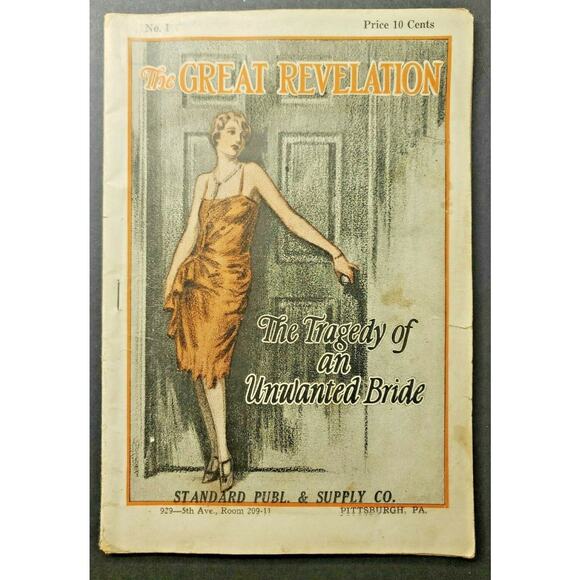 Unbranded Other - 1928 No. 1 The Great Revelation - The Tragedy of an Unwanted Bride S48